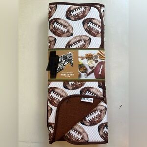 Bliss Studio Set of 2 Reversible Football Drying Kitchen Mat Set
